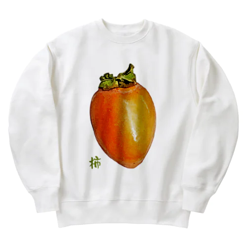 筆柿 Heavyweight Crew Neck Sweatshirt