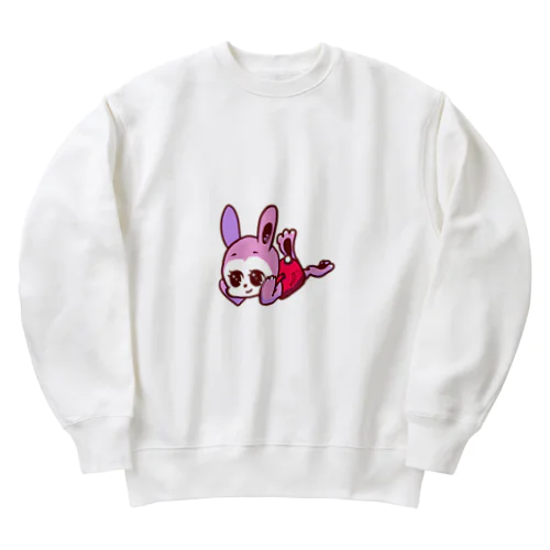 ねころびうさぎ Heavyweight Crew Neck Sweatshirt