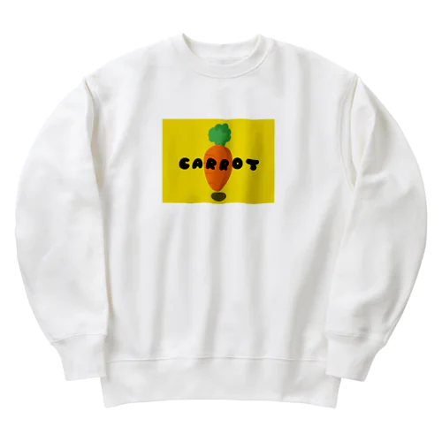 浮遊するキャロット Heavyweight Crew Neck Sweatshirt