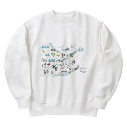 冬のひがし北海道 Heavyweight Crew Neck Sweatshirt