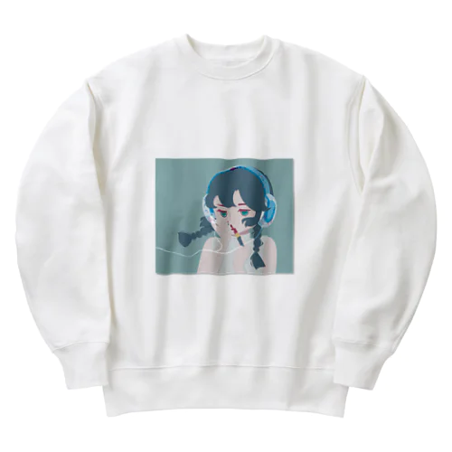 アクアリウムヘッドホン Heavyweight Crew Neck Sweatshirt