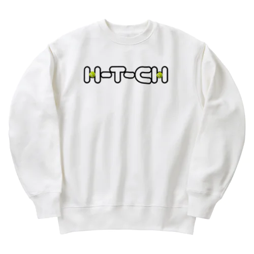 H-T-CH-ホワイト Heavyweight Crew Neck Sweatshirt