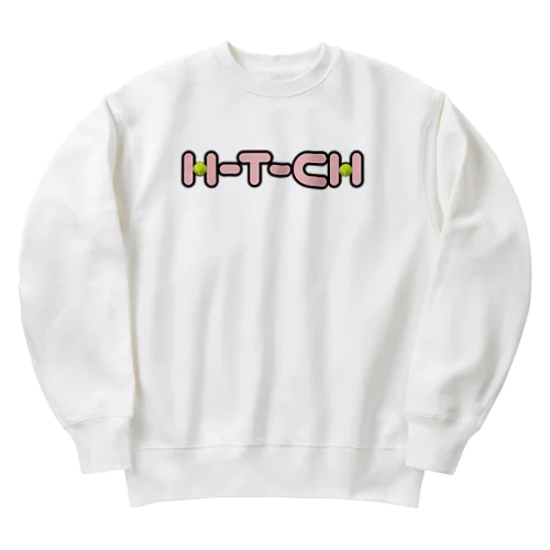 H-T-CH-ピンク Heavyweight Crew Neck Sweatshirt