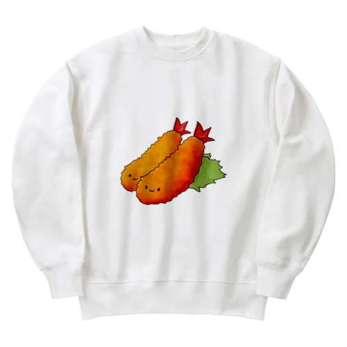 エビフライちゃん Heavyweight Crew Neck Sweatshirt