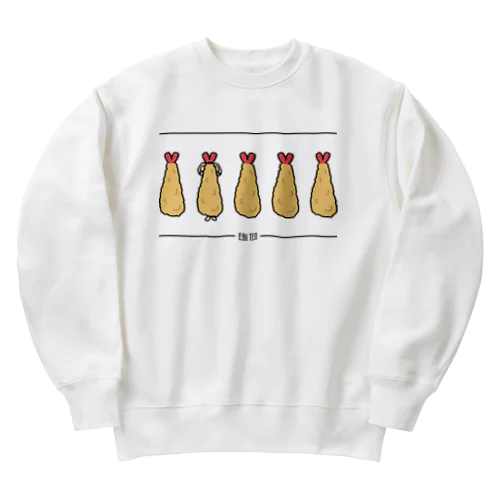 エビ天のフリ Heavyweight Crew Neck Sweatshirt