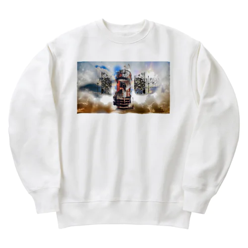 天国への階段 Heavyweight Crew Neck Sweatshirt