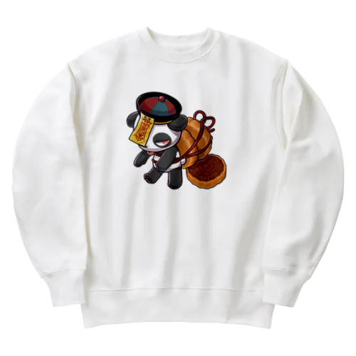 月餅パンダちゃん Heavyweight Crew Neck Sweatshirt