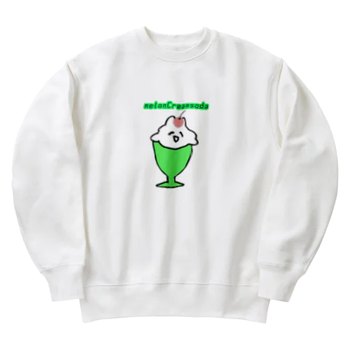 めろんくりーむそーだ🍒 Heavyweight Crew Neck Sweatshirt