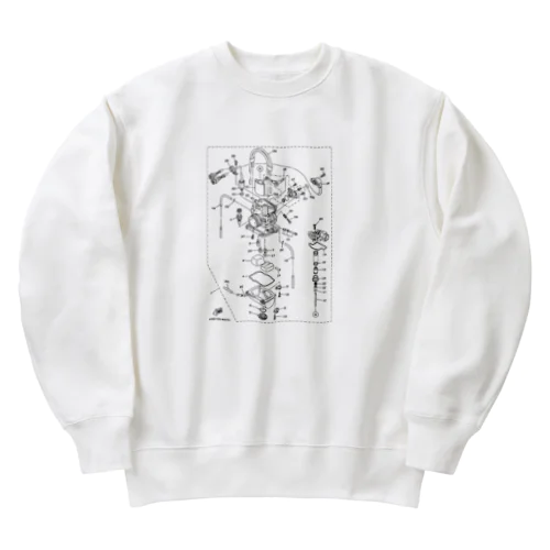 キャブレター Heavyweight Crew Neck Sweatshirt