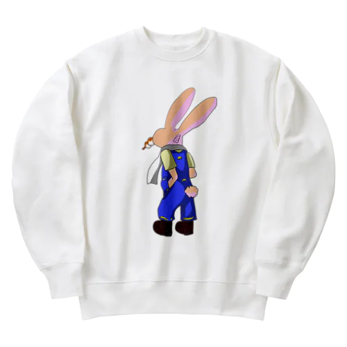 オツカレうさぎ Heavyweight Crew Neck Sweatshirt