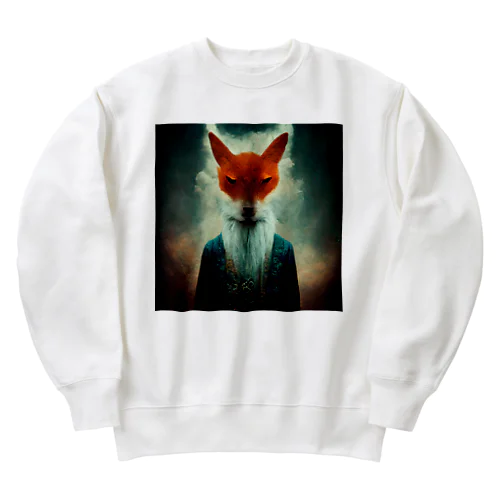 キツネの神様 Heavyweight Crew Neck Sweatshirt