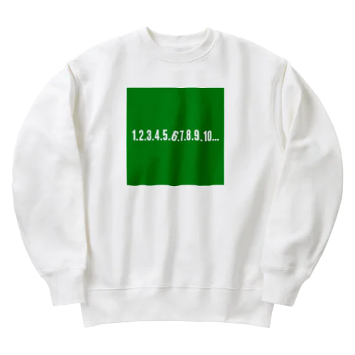 『 1.2.3...』 Heavyweight Crew Neck Sweatshirt