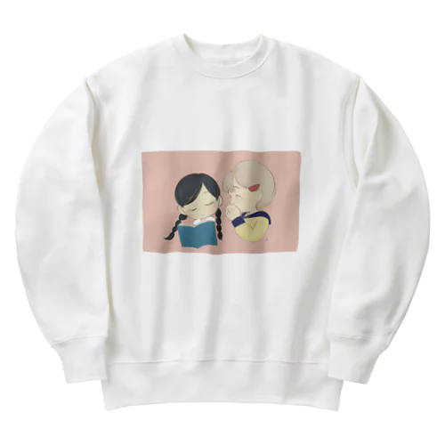 12ヶ月のあいうえお　「あのね、」 Heavyweight Crew Neck Sweatshirt