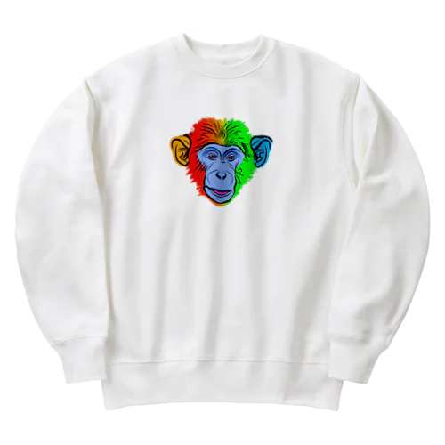 レインボーモンキー Heavyweight Crew Neck Sweatshirt