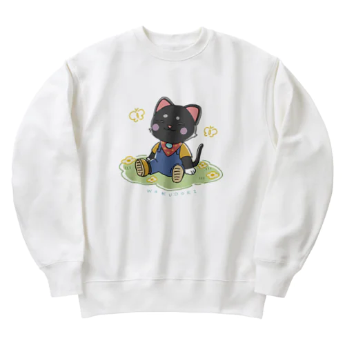 のんびりねこ Heavyweight Crew Neck Sweatshirt