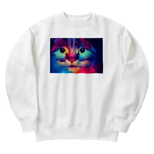 レインボーキャット Heavyweight Crew Neck Sweatshirt