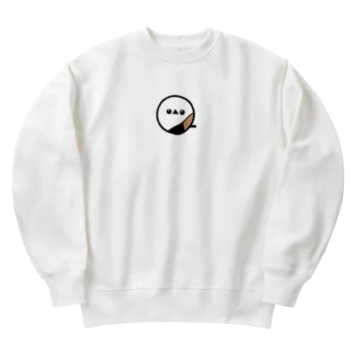 まんまるシマエナガ Heavyweight Crew Neck Sweatshirt