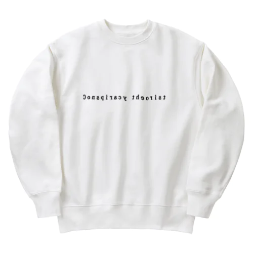 Conspiracy theorist Heavyweight Crew Neck Sweatshirt