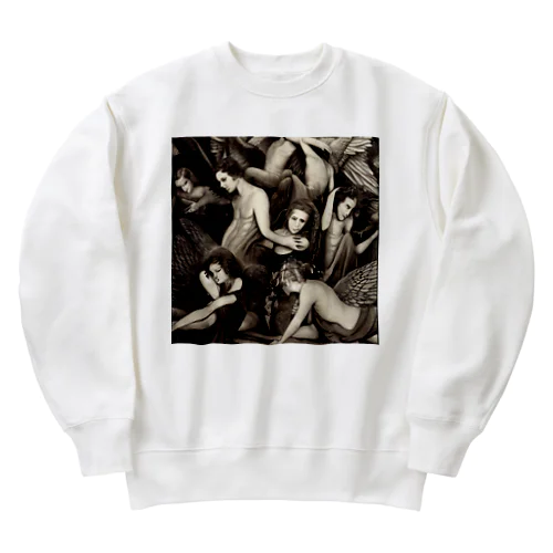 堕天使 Heavyweight Crew Neck Sweatshirt