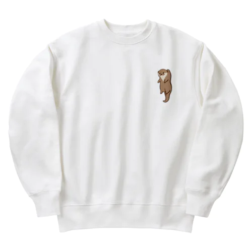 ほされカワウソ Heavyweight Crew Neck Sweatshirt