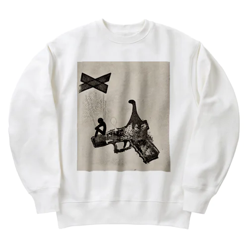 恐竜と人形 Heavyweight Crew Neck Sweatshirt