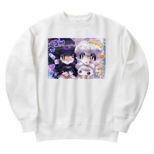 にゃおーれガールズ Heavyweight Crew Neck Sweatshirt