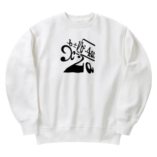 解の公式Ⅱ Heavyweight Crew Neck Sweatshirt