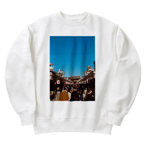 12:23の雷門前 Heavyweight Crew Neck Sweatshirt