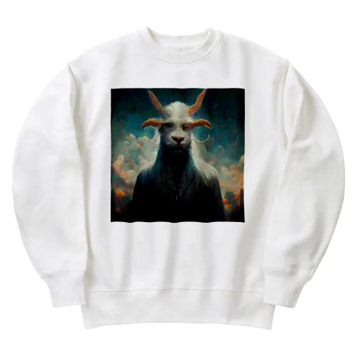 ヤギの神様 Heavyweight Crew Neck Sweatshirt