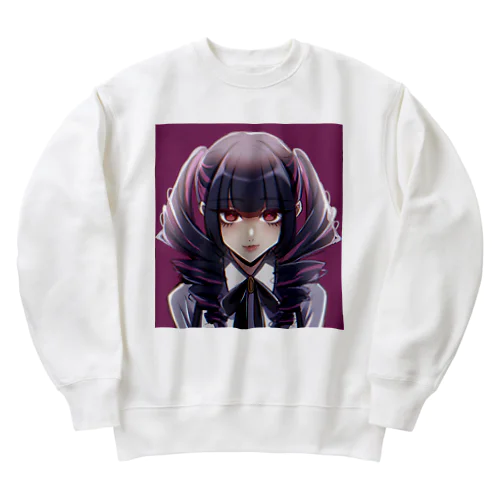 縦ロールちゃん Heavyweight Crew Neck Sweatshirt