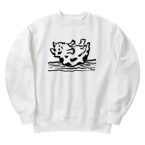 太ったねこ Heavyweight Crew Neck Sweatshirt