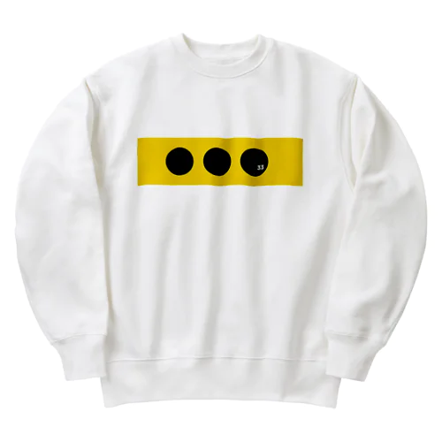 『 33 』 Heavyweight Crew Neck Sweatshirt