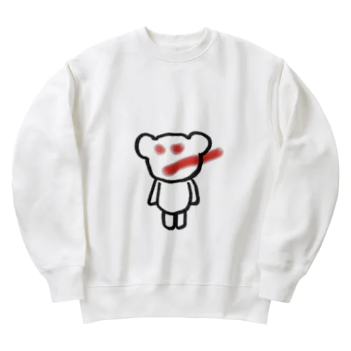 くまのこ Heavyweight Crew Neck Sweatshirt