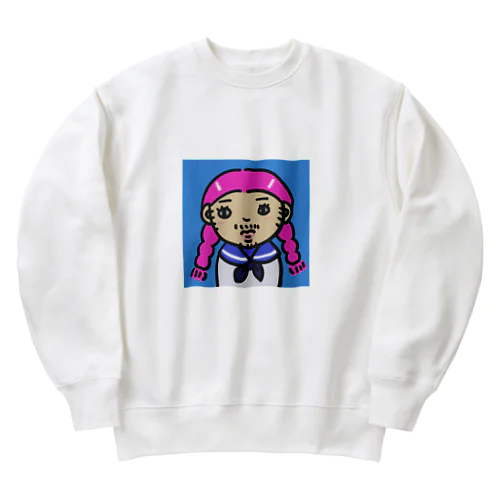 ハッピーピンク♡セーラーおじさん Heavyweight Crew Neck Sweatshirt