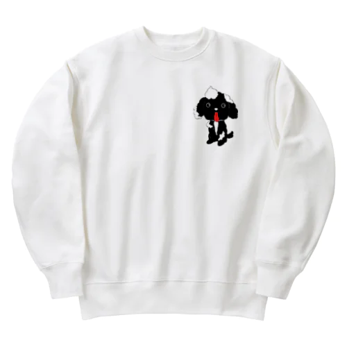 黒モジャ×泡活 Heavyweight Crew Neck Sweatshirt