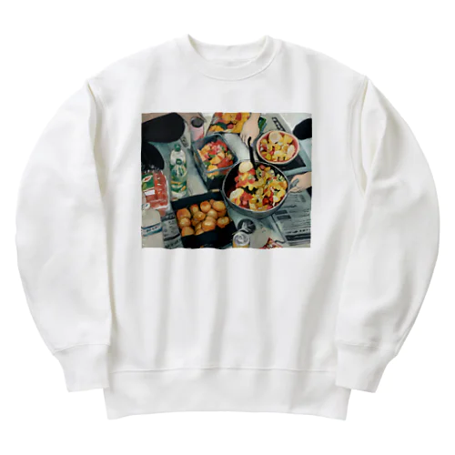 fruits party Heavyweight Crew Neck Sweatshirt