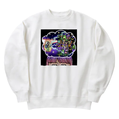 夢想対戦 Heavyweight Crew Neck Sweatshirt