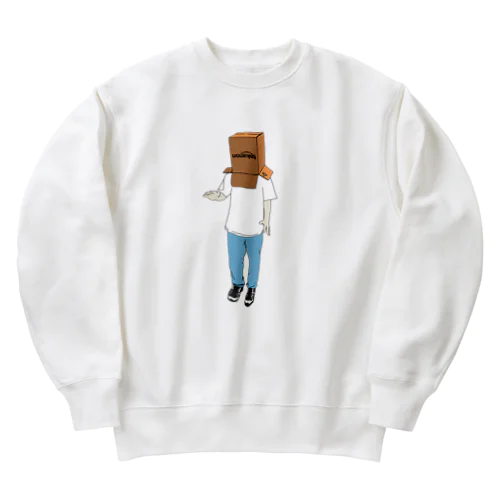 カカポカジ男くん Heavyweight Crew Neck Sweatshirt