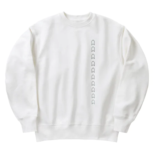 やじるし君 Heavyweight Crew Neck Sweatshirt