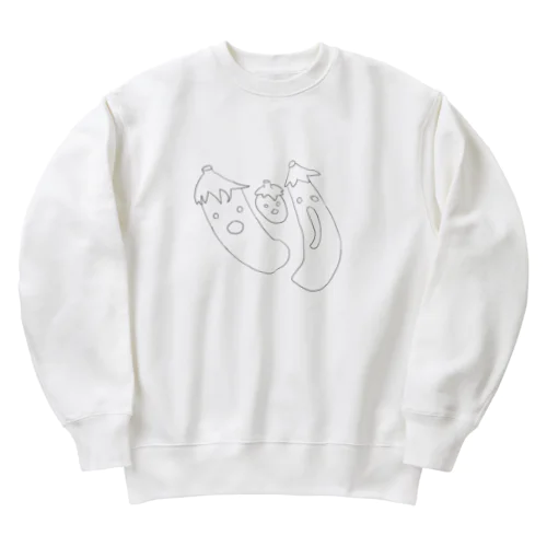 ナストリオ(モノクロ) Heavyweight Crew Neck Sweatshirt