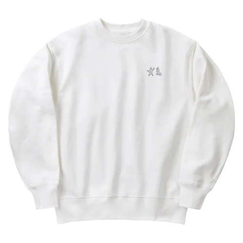 文鳥 Heavyweight Crew Neck Sweatshirt