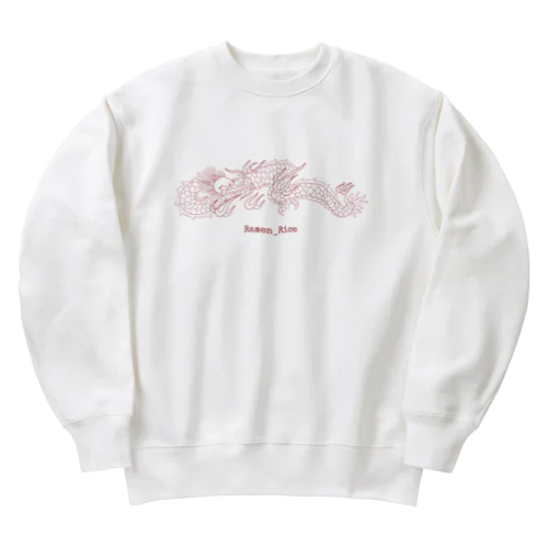 ラーメンライス。 Heavyweight Crew Neck Sweatshirt