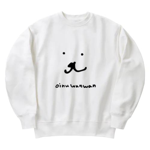 おいぬわんわん Heavyweight Crew Neck Sweatshirt