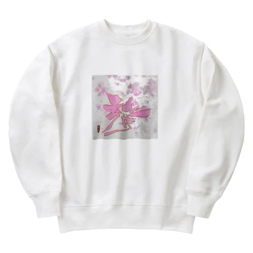 sakura_03 Heavyweight Crew Neck Sweatshirt