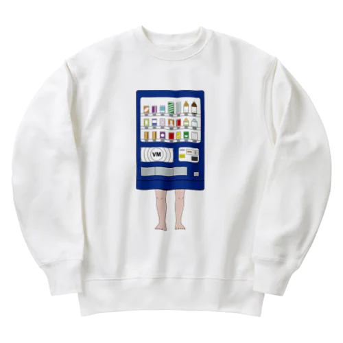 足の生えた自動販売機 Heavyweight Crew Neck Sweatshirt