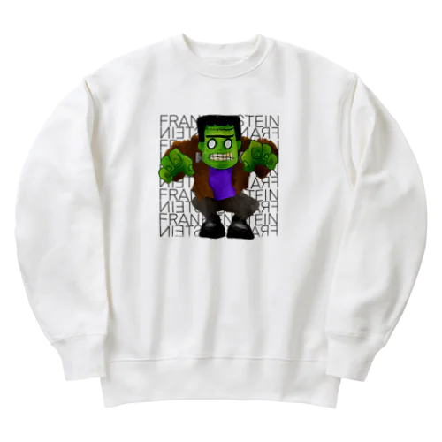 Halloween Frankenstein Liam Fitzpatrick  Heavyweight Crew Neck Sweatshirt