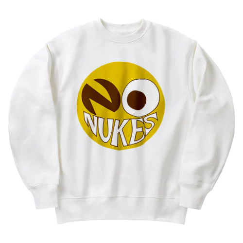 NO NUKES SMILE ヘビーウェイトスウェット