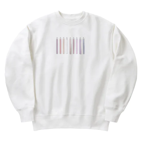 いろえんぴつ　朝焼けの色 Heavyweight Crew Neck Sweatshirt