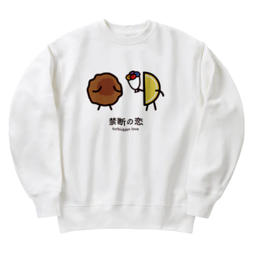 禁断の恋 Heavyweight Crew Neck Sweatshirt