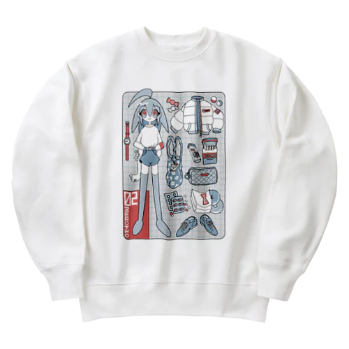 02くんのもちもの Heavyweight Crew Neck Sweatshirt